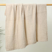 Manta De Bebé De Algodón Gauze De 6 Capas Muselina Suave Y Cómoda Toalla De Baño Para Recién Nacidos Manta De Acarreo Para Silla De Paseo Y Cama Unisex - details 6