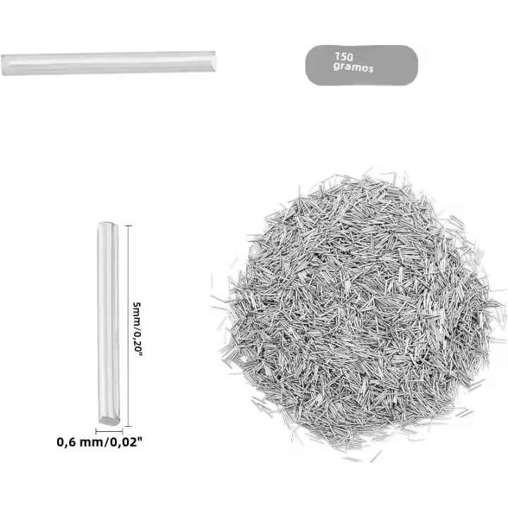 Pins De Pulido De Acero Inoxidable 150g Para Tumbler Magnético De 0.6mm Diámetro Para Eliminación De Oxígeno Y Pulido Rugoso - 1