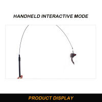 Juguete Interactivo Para Gatos Con Plumas Y Campana Mando a Distancia Para Jugar Con Gatos Juguetes De Caza Simulados Para Gatos Pequeños - details 3