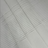 Cortinas de visillo lino y poliéster con líneas horizontales en la parte inferior.con diseño dee lienas150x260.Decoracion para hogar y oficina. - details 3