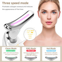 Instrumento De Masaje De Belleza Eléctrico Para El Rostro Y Cuello Lifting Y Firmeza Portátil Recargable Con USB Cable - details 1