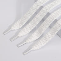 Alpargatas Planas Blancas De Hilo Tejido 1/2 Pares Lástima Para Zapatillas 15mm Ancho Reemplazo Para Lástimas Deportivas - details 5