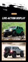JJRC C8809 1:18 Jeep De Escala Completa Modelo De Coche RC 2.4G 4WD Motor Pickup Subida a Terrenos Off-Road Juguete Para Adolescentes Y Adultos - details 17