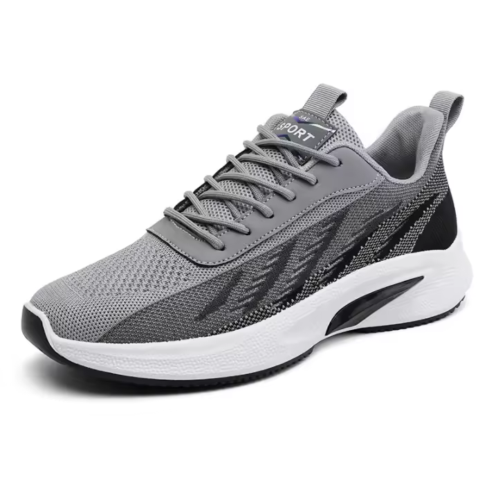 Nuevos zapatos casuales de otoño para hombre, zapatos deportivos tejidos voladores para hombre, zapatos para correr transpirables y cómodos para hombre - 1