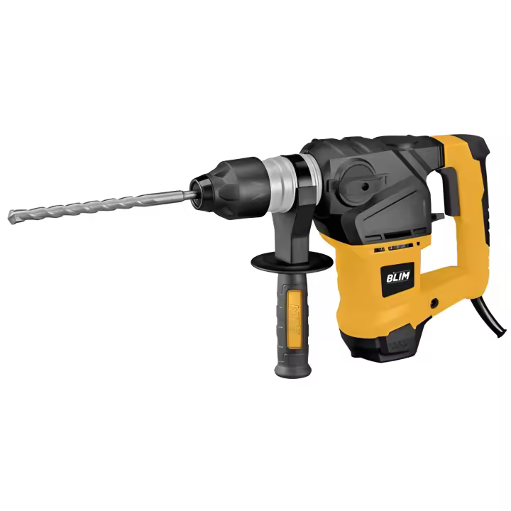 Blim martillo sds-plus 1500w 820rpm - potencia de impacto 5.5j - 4.200 impactos por minuto - incluye brocas y cinceles - 1