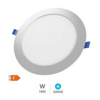 PLACA DOWNLIGHT EMPOTRABLE LED GSC EVOLUTION BELUR CIRCULAR GRIS 18W LUZ BLANCA 6500K 1850 LUMENES - details 0