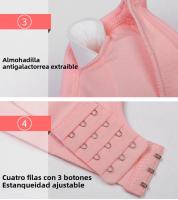 Sujetador De Maternidad Sin Costillas Para Embarazadas Previene La Flacidez Alimentación Por Pecho Para Mujeres Transpirable Lactancia Sujetador De Enfermería - details 7