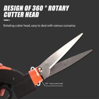Tijeras De Jardín Ergonómicas Con Cabeza Giratoria De 360 Grados Para Podar Plantas Y Cortar Grama Herramienta Metálica Para Jardinería - details 1