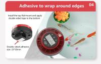 Alimentador automático de peces para acuario, dispensador automático de alimentos con temporizador, alimentador recargable con Cable USB, pantalla LCD - details 18