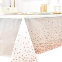 Mantel Desechable Con Patrón De Puntos Antipolvo Y Resistente Al Aceite Para Picnic Colorido Accesorio De Fiesta Rectangular - details 12
