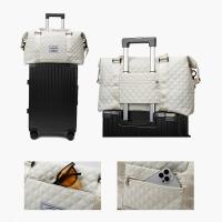 Bolsa De Viaje De Capacidad Grande Weekender Con Compartimento Para Zapatos Deportes Y Fitness Para Mujeres Bolsa De Mano - details 7