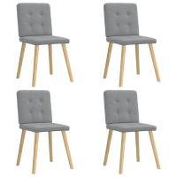 vidaXL Sillas de comedor giratorias 4 unidades tela en color Gris oscuro/Taupé/Azul y más | cómodas modernas ergonómicas para comedor cocina salón hogar - details 9