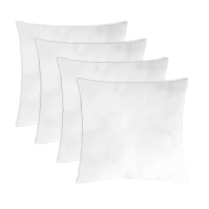 Juego de 4 Rellenos de Cojines Super Suave De Alta Calidad para Sofa Silla Cama, Almohada Suave Mullido Antialérgico en Fibra Hueca - 1