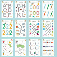 Libro De Ejercicios De Control De La Pluma Para Bebés Y Niños Menores De 6 Años Libro De Tracció Magia Reutilizable Para Escritura Y Dibujo Libro Educativo - details 0