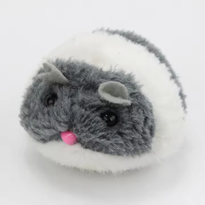 Juguete De Peluche Divertido Ratón Para Gatos Y Gatitos Con Movimiento De Viborita Juguete Interactivo Para Mascotas - 1