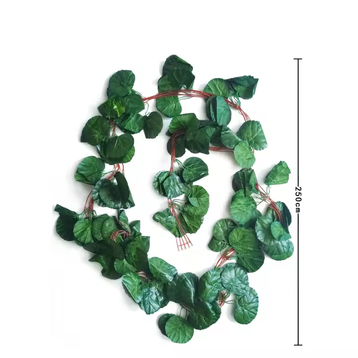 Poenia Arte Floral - Guirnalda de Hojas 220cm - Decoración Natural - 1