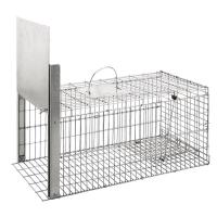 Jaula trampa para gatos o animales similares, plegable con guillotina, fabricada por Copele (Resistente a la corrosión) - details 0