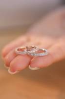 Anillo De Eternidad TY 2mm D Color Moissanite En Plata De Ley 925 Y Oro Blanco Sólido Anillo De Boda Y Compromiso Para Mujer - details 3