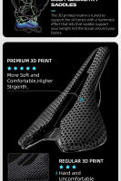 Sillín De Bicicleta RYET Ultrafino De Fibra De Carbono 3D Para Hombres Y Mujeres Triatlón Carretera MTB Montaña Gravel Ciclismo - details 5
