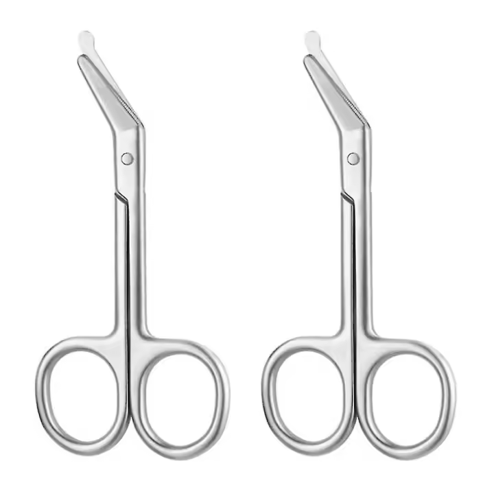 Ostomy Bag Scissor-stoma Pouch Shear With Blunt Round Tip For Colostomy Ileostomy Care, Stainless S - 1