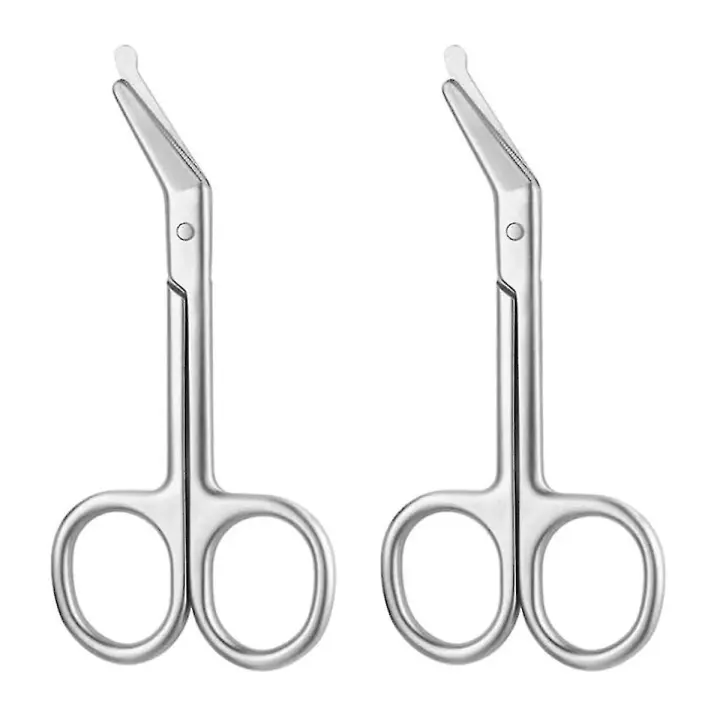 Ostomy Bag Scissor-stoma Pouch Shear With Blunt Round Tip For Colostomy Ileostomy Care, Stainless S - 1