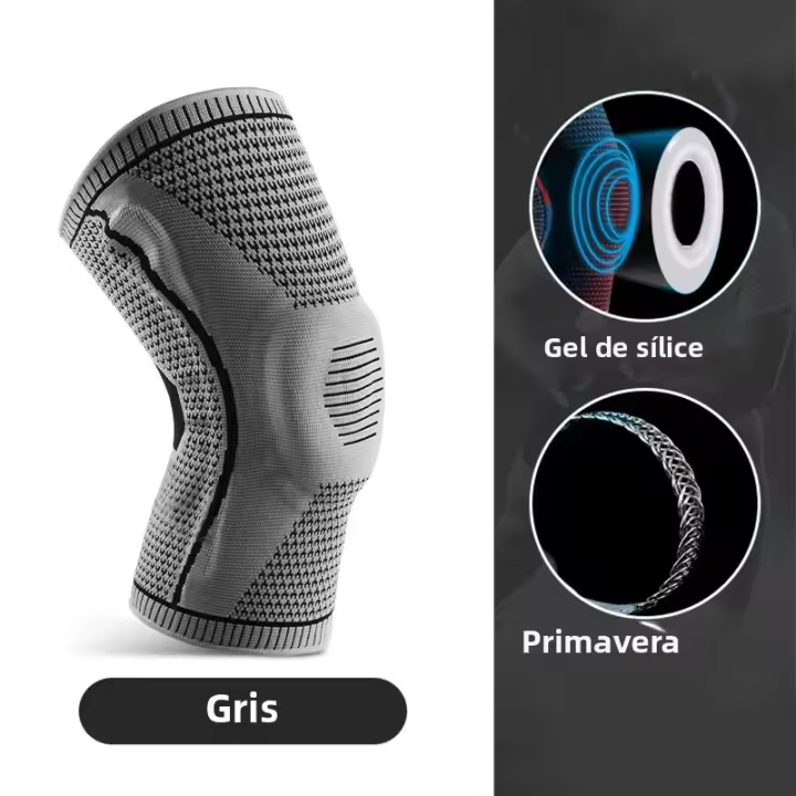 Protetores De Rodilla Deportivos De Verano Absorción De Choque De Silicona Comprimida Almohadillas Transpirables Para Montañismo Outdoor - 1