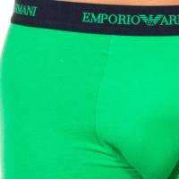 Armani-Pack 2 Boxer de Algodón Elástico 111210-6P717 para Hombre