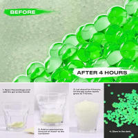 Bolas De Agua Fluorescentes 7-8mm Para Juegos De Batalla Airsoft Nocturno Bolas De Gel De Agua Suave Para Fiestas - details 2
