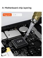 XZZ D004 Herramienta De Reparación De Hoja De Acero Para Quitar Pegamento En Knives IC Chip Phone NAND Hard Drive Pry Handle Edge - details 6