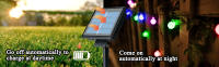 Guirnaldas Luces Exterior Solares, 11M 60 LED Guirnalda Luces Solar Impermeable, 8 Modos Interior y Exterior Cadena de Luces Solar para Jardín, Patio, Fiesta - details 0