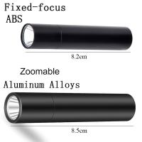 Linterna LED Portátil Mini Con Zoom Telescopio Batería Integrada Recargable USB Impermeable Torcha Para Camping Emergencias Al Aire Libre - details 5