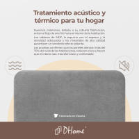 DHOME Cabecero Tapizado Liso Redondeado Tela para Pared Acústica Cabeceros Absorbentes Cabezal Cama - details 6