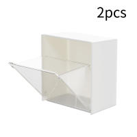 Organizador De Baño Montado En La Pared De Plástico Eco-amigable Caja De Almacenamiento Para Maquillaje Cepillos De Oído Y Joyería Pequeña 4 Piezas - details 10