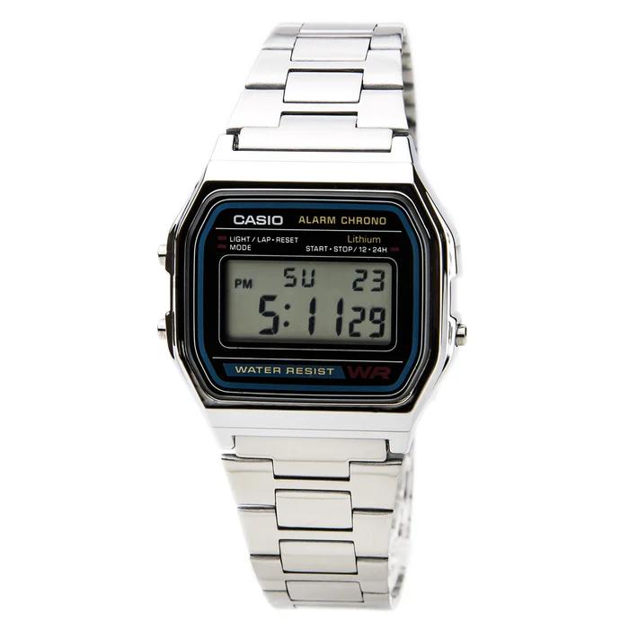 CASIO RELOJ DE PULSERA A-158WA1 ACERO INOXIDABLE