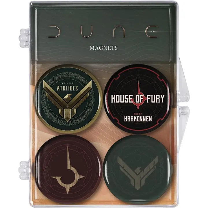DARK HORSE - LOGO ATREIDES & HARKONNEN SET 4 IMANES DUNE - 1