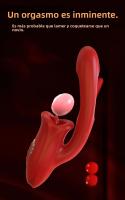 Vibrador Para Mujeres Con Lengüeta Y Succión Estimulador De Clítoris Tapping Flapping Vibrador De Silicona Para Juguete Sexual Oral - details 0