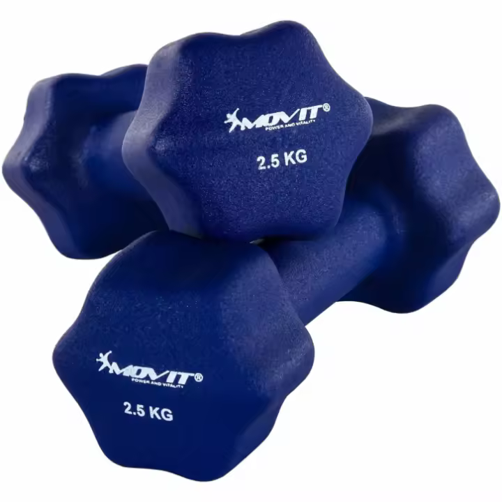MOVIT® Juego de mancuernas de neopreno ideales para aeróbic o fitness - 1