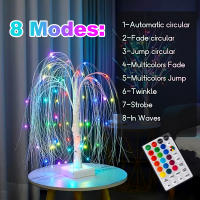 Lámpara De Ambiente LED Nocturna Con Control Remoto 16 Colores Luz Cálida De Abeto Decoración Para La Habitación Luz Faeirina - details 1