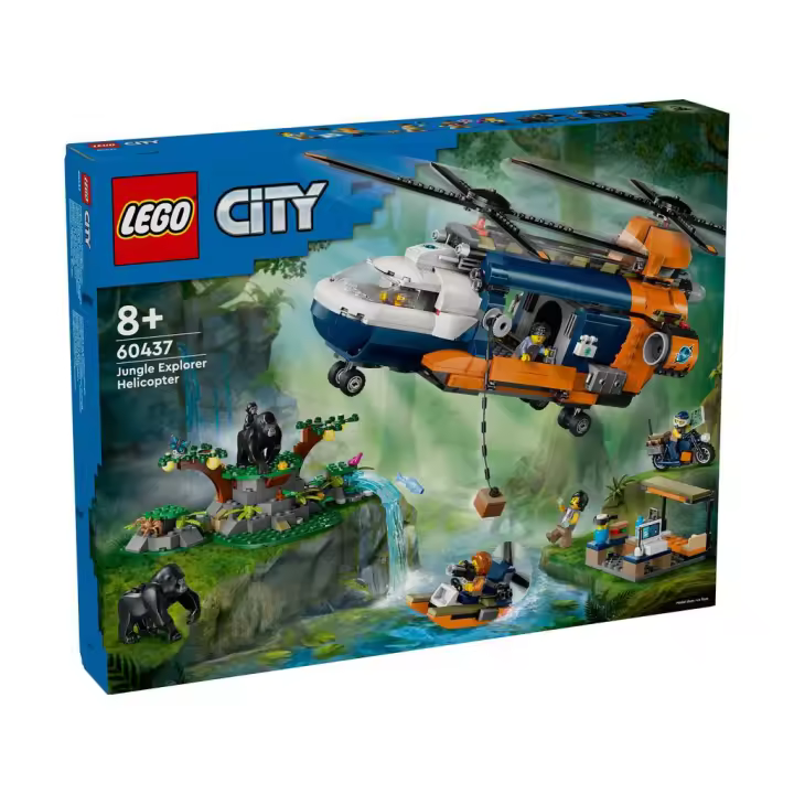 Lego City Exploration Exploradores de la Jungla: Helicóptero en Campamento 60437 - 1