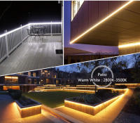 Tira De Luces LED Neón Super Brillante Impermeable Con Suministro De Energía EU US Y Interruptor 120LEDS/m Calor/Neutro/Cálido Para Decoración Exterior - details 7