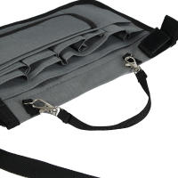 Bolsa De Cintura Para Enfermera 13-Pocket Organizador De Herramientas Para Kit De Cuidado Y Tijeras Bum Bag Unisex Estuche De Hombro De Cuero Oxford - details 2