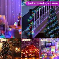 Cadena De Luces LED RGBIC Bluetooth Con Batería Operada Dreamcolor Smart Fairy Luz Para El Hogar Autónoma Y Decorativa - details 10