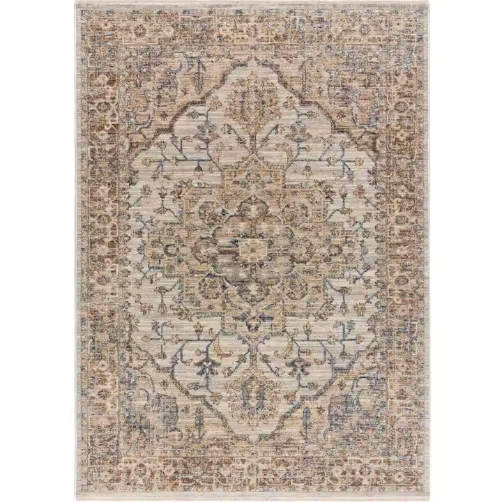 ATTICGO Alfombra de Interior Estilo Mosaico en Multicolor - Samarkand 8445 | 100X150, 133X190, 160X230, 200X300 cm - 1