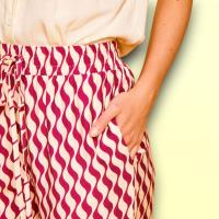 Smile - Pantalón Largo Conil - Pierna Recta - Cinta Fucsia - details 6