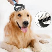 Nueva Cepillo De Peluquería Para Perros Y Gatos Desenredador De Cabello Largo Y Enredado Herramienta De Aseo Para Mascotas Curly - details 10