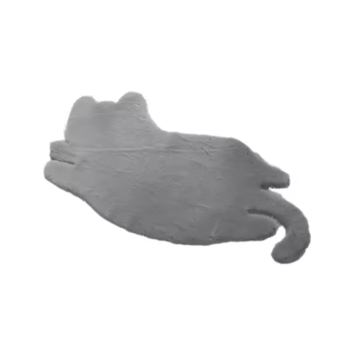 Carpetea De Gato De Peluche Decorativa Para Sala De Estar Y Dormitorio Resistente Al Desgaste Y Antideslizante Tapete Suave Para Niños - 1