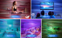 Proyector De Estrellas LED Aurora Con Altavoz Bluetooth Luz Nocturna Ruido Galaxia Para Decoración De Habitación Y Niños - details 6