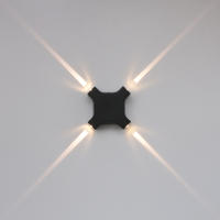 Lámpara De Pared LED12W Impermeable Para Exterior Iluminación De 4 Lados Para Jardín Y Courtyard Iluminación Decorativa Exterior - details 3