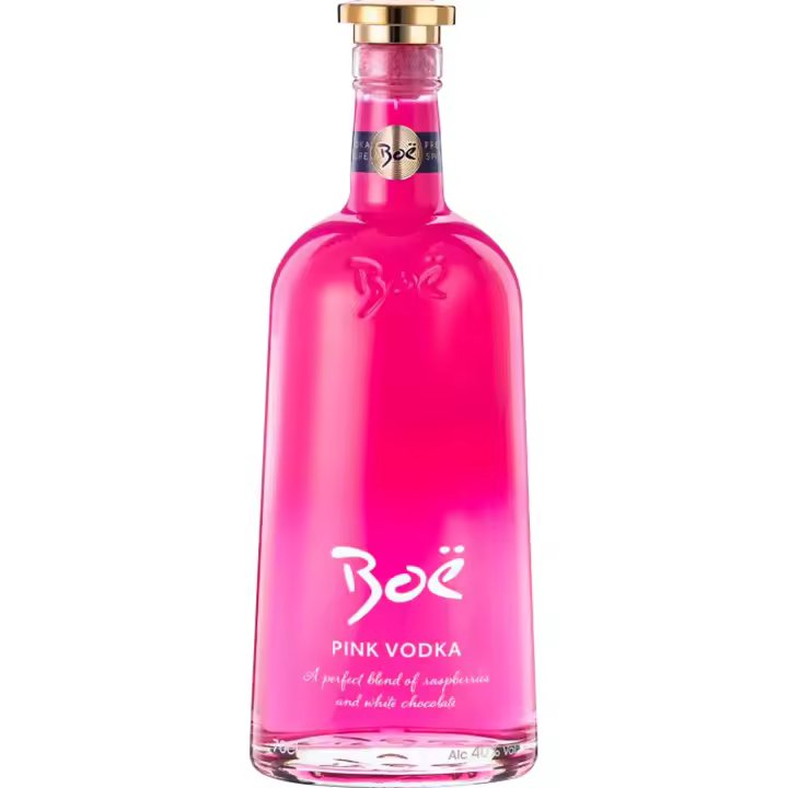 BOE PINK VODKA (RASPBERRY & WHITE CHOCOLATE 70CL 40% - 1