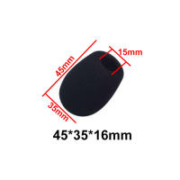 JCD 10pcs Cubiertas De Espuma Para Micrófono Mini Microfono Protección De Auricular Repuestos Funda De Esponja Para Micrófono - details 9